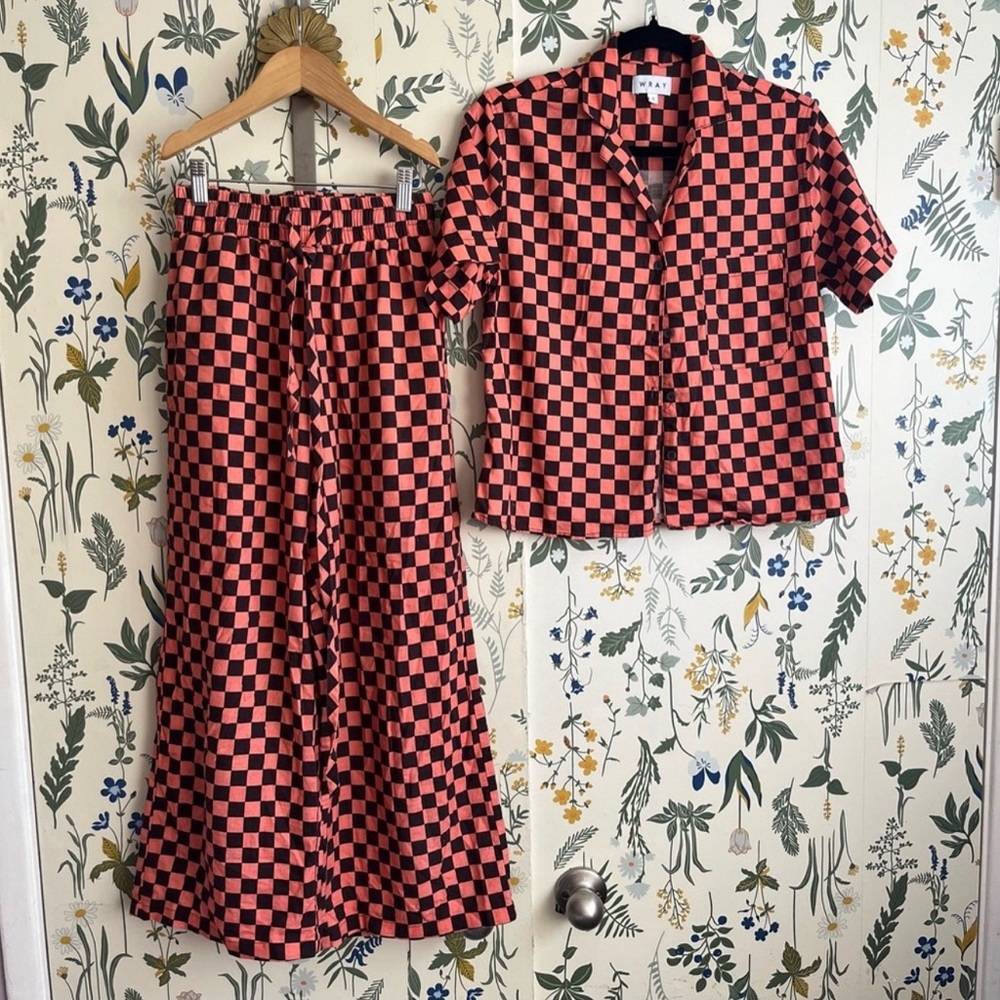 Wray Checkered Lounge Set